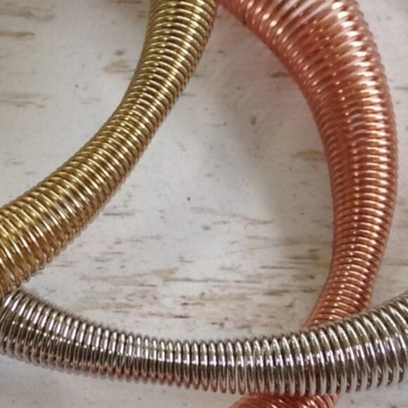 NEW Bansri Corelia Metal Stretch 3 Piece Bracelet Set - Picture 7 of 7